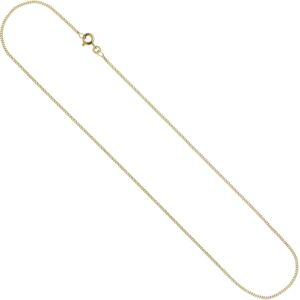 Panzerkette 585 Gelbgold 1,7 mm – 45 cm Gold-Halskette für Damen & Herren