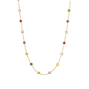 Farbige Harmonie in strahlendem Gelbgold