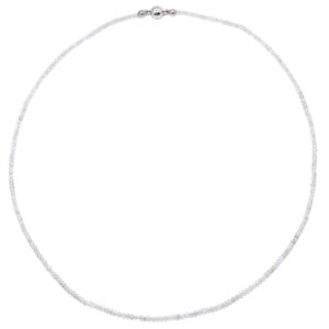 Luxus-Collier mit weißen Diamanten 23,78 ct & 750 Weißgold / seltenes Unikat